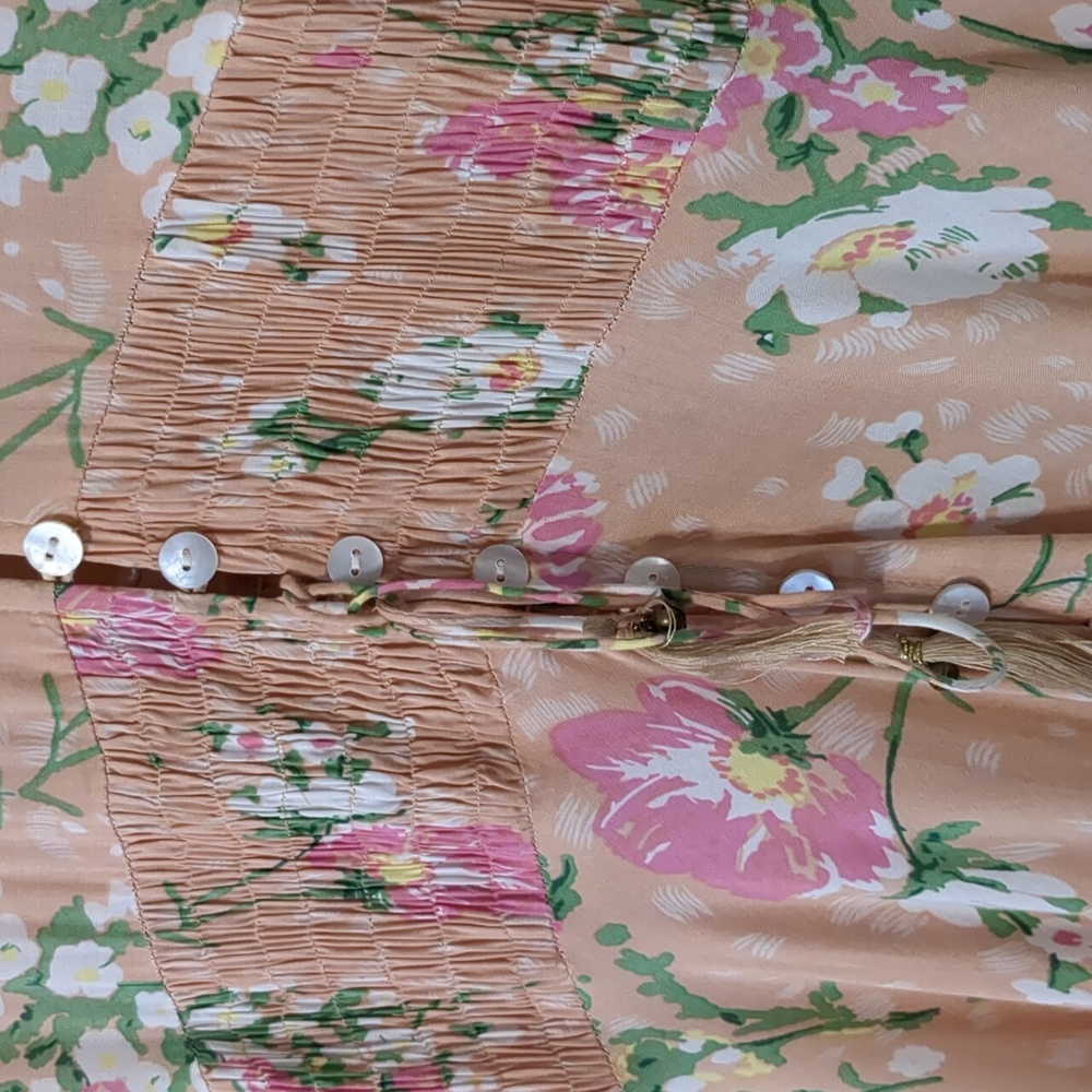 Spell Sundancer Gown Blush S Vintage Peach Maxi Dress - Picture 6 of 16